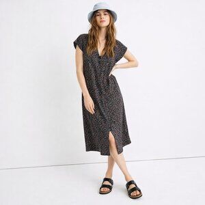 Madewell Easy Midi Dress in Fieldwalk Floral XXS